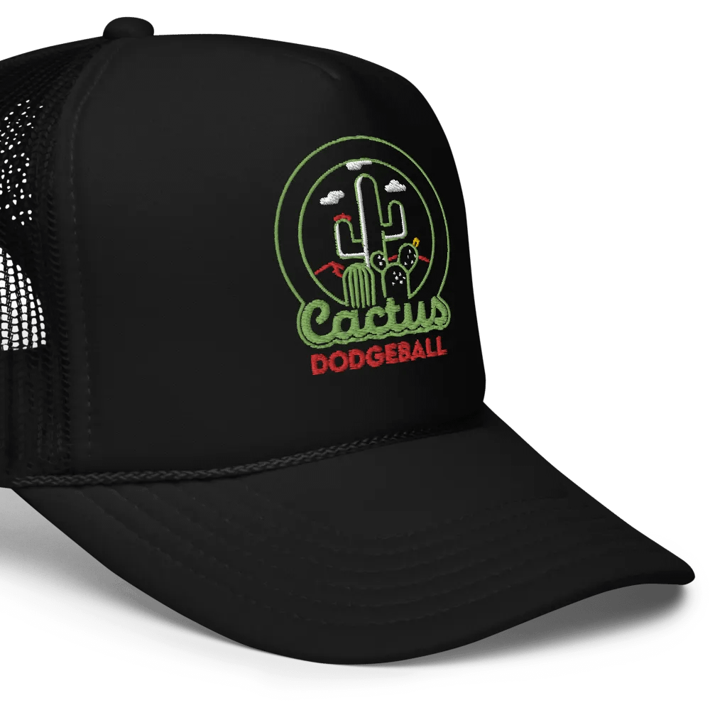 Cactus Dodgeball Foam Trucker Hat product image (13)