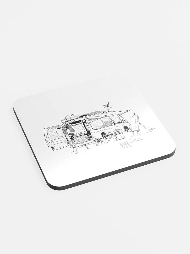 A Tiny Dream | Glossed Cork Coaster product image (2)