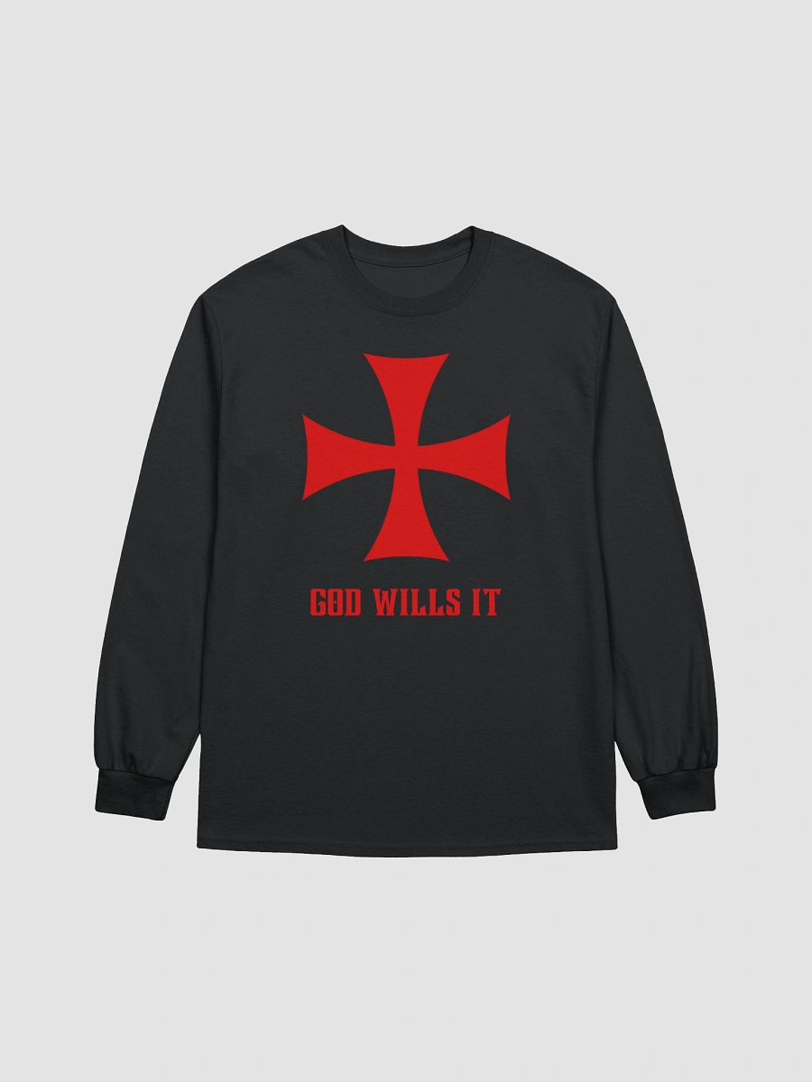God wills it Crusader Gear Long Sleeve T-Shirt product image (2)
