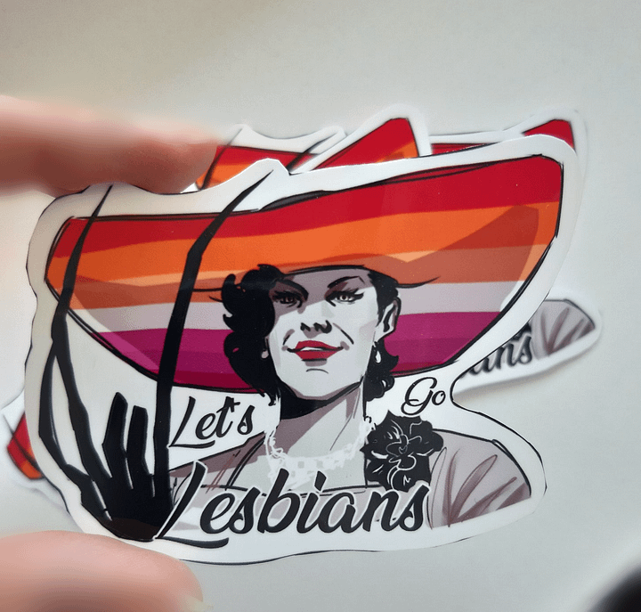 Resident Evil 8 - Lady Dimitrescu vinyl sticker 3” product image (1)