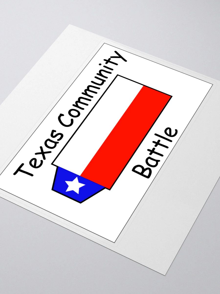 Texas Community Battle Banner Stickers product image (3)