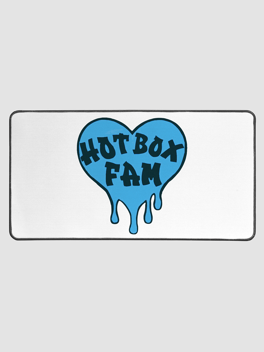 HOT BOX FAM SOLID BLUE LOGO DESK MAT product image (1)