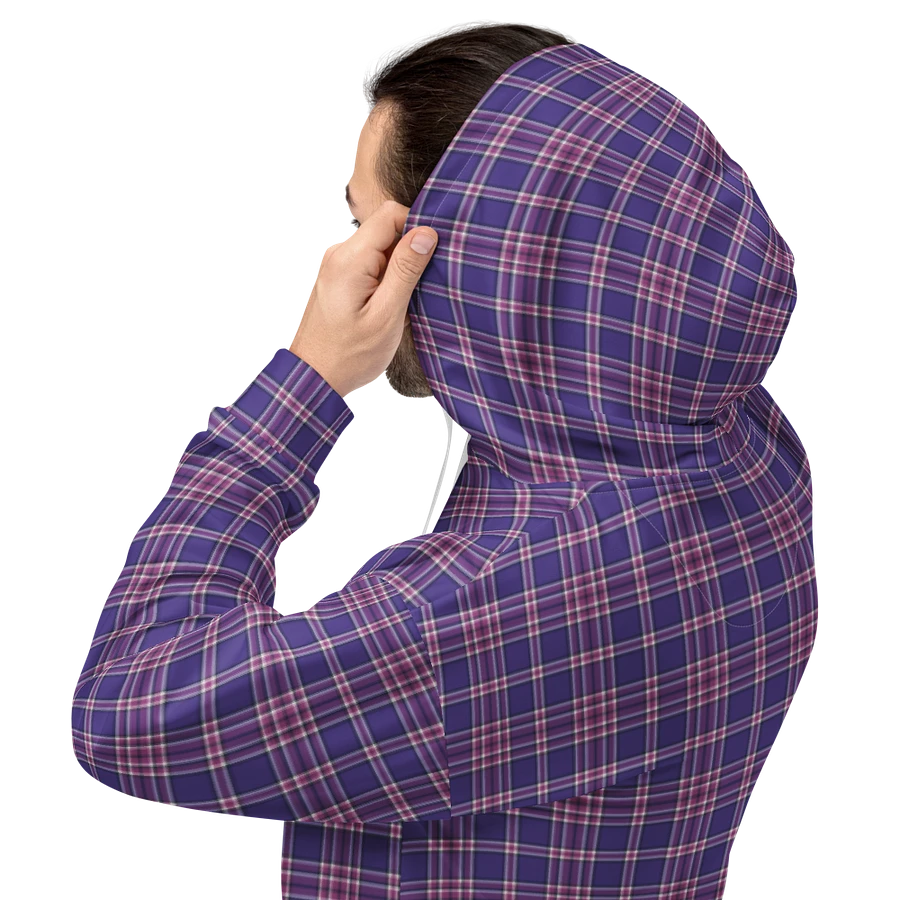 Purple Orchid and Violet Plaid Hoodie product image (8)