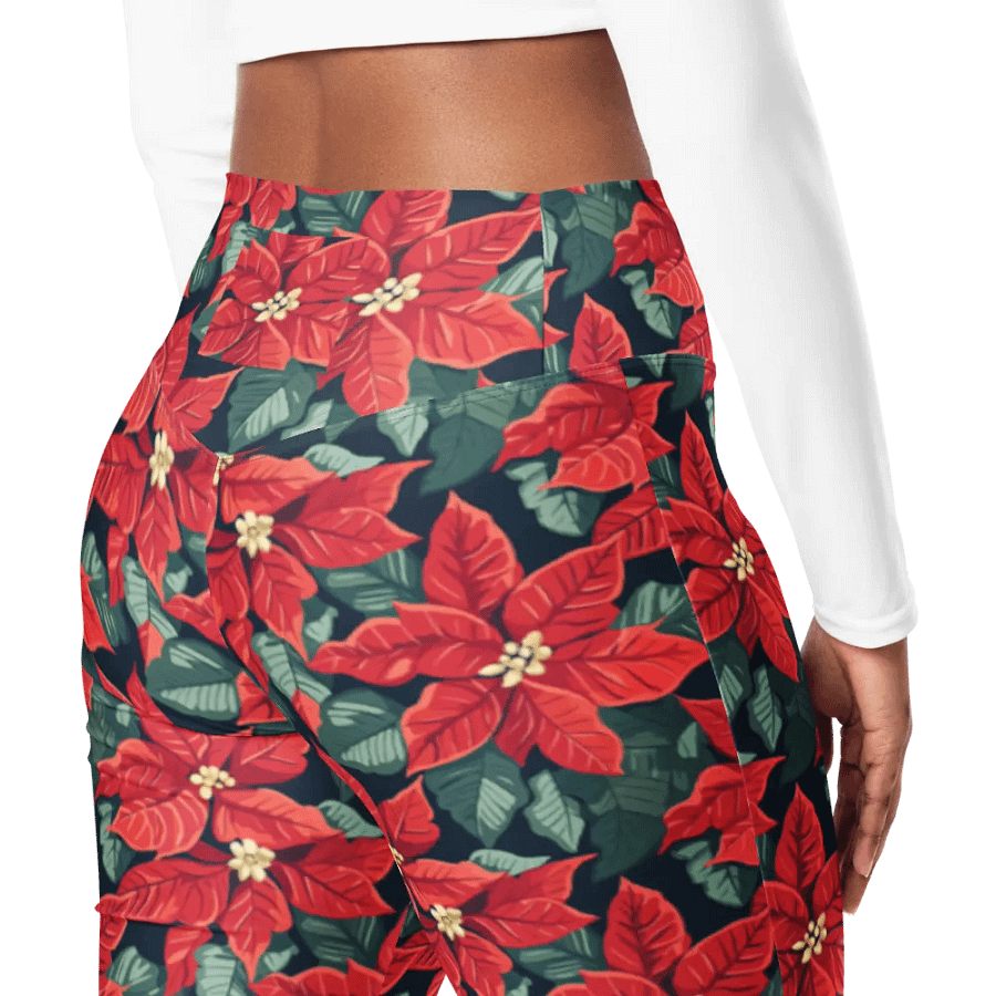 Straight To The Poinsettia Flare Leggings product image (6)