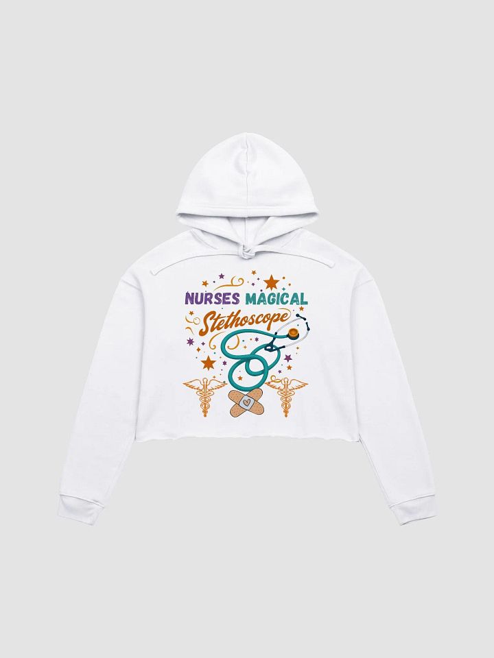Magical Nurse Stethoscope Crop Hoodie product image (6)