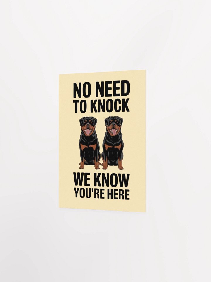 Rottweilers - No Need To Knock, We Know You Are Here product image (14)