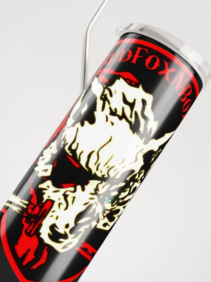 Stainless Steel Tumbler blk/wht Fox Logo product image (9)