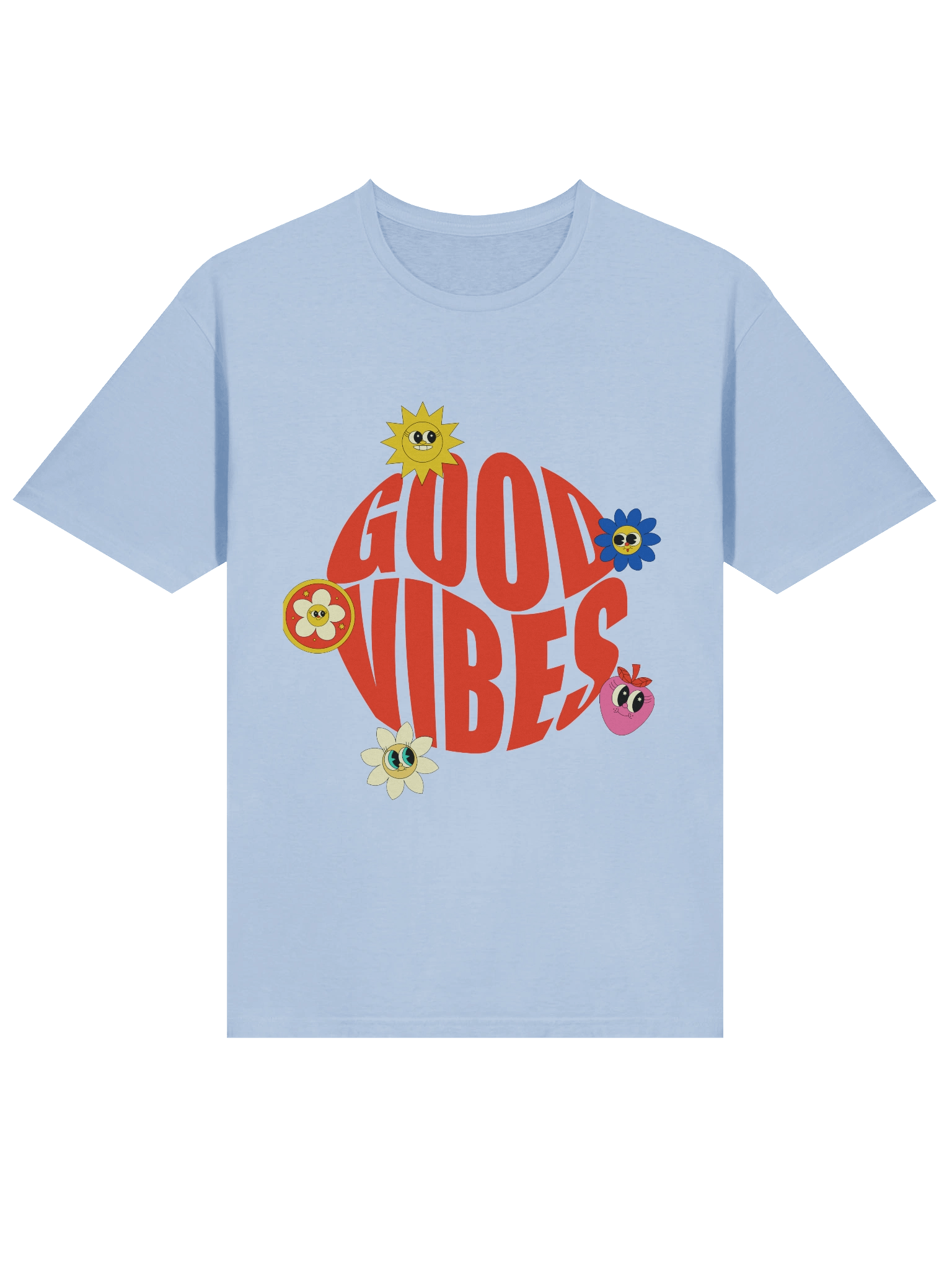 Good Vibes Cartoon T-Shirt product image (14)