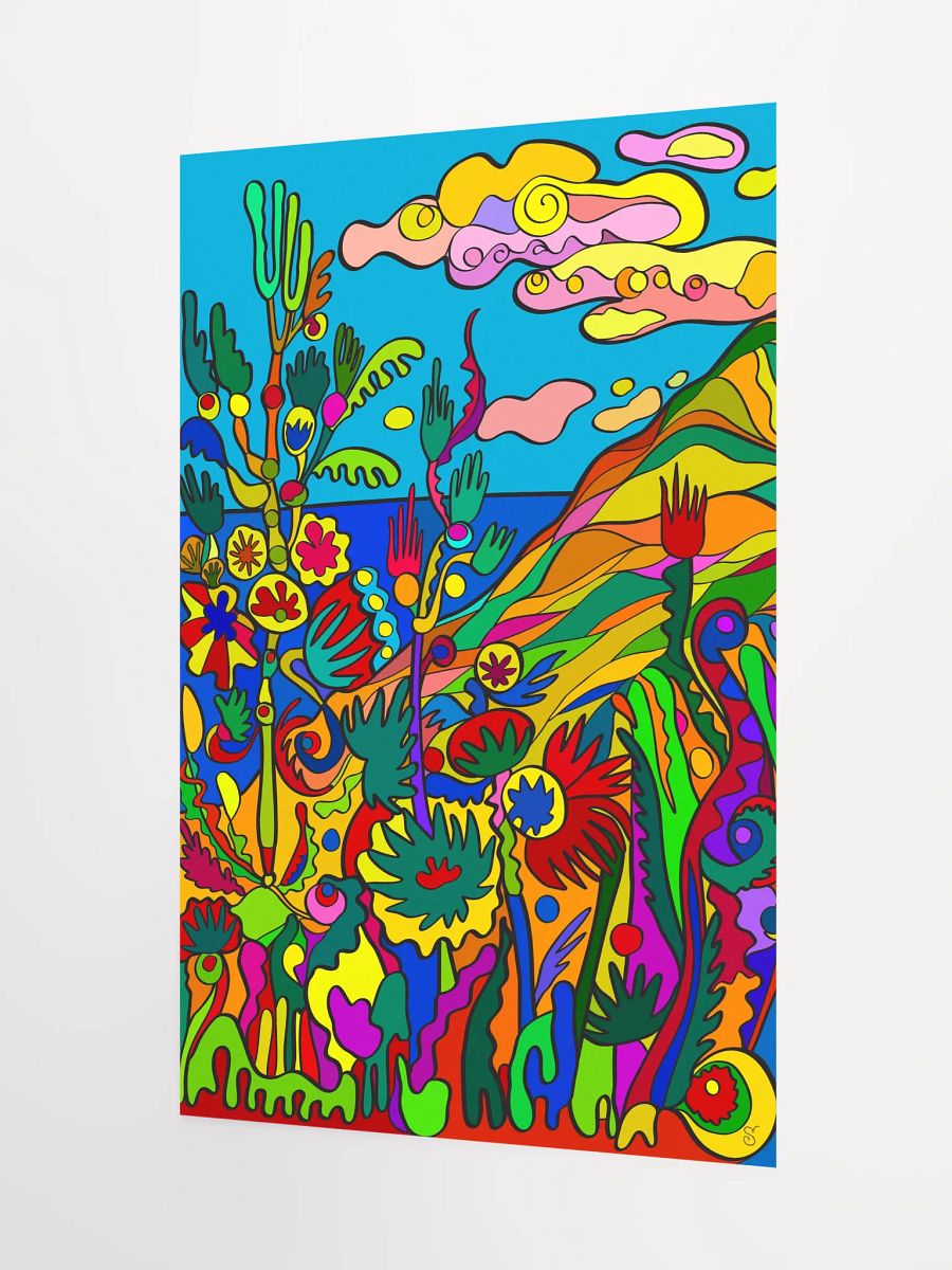 Vibrant Matte Poster Print - Tropical Seashore product image (3)
