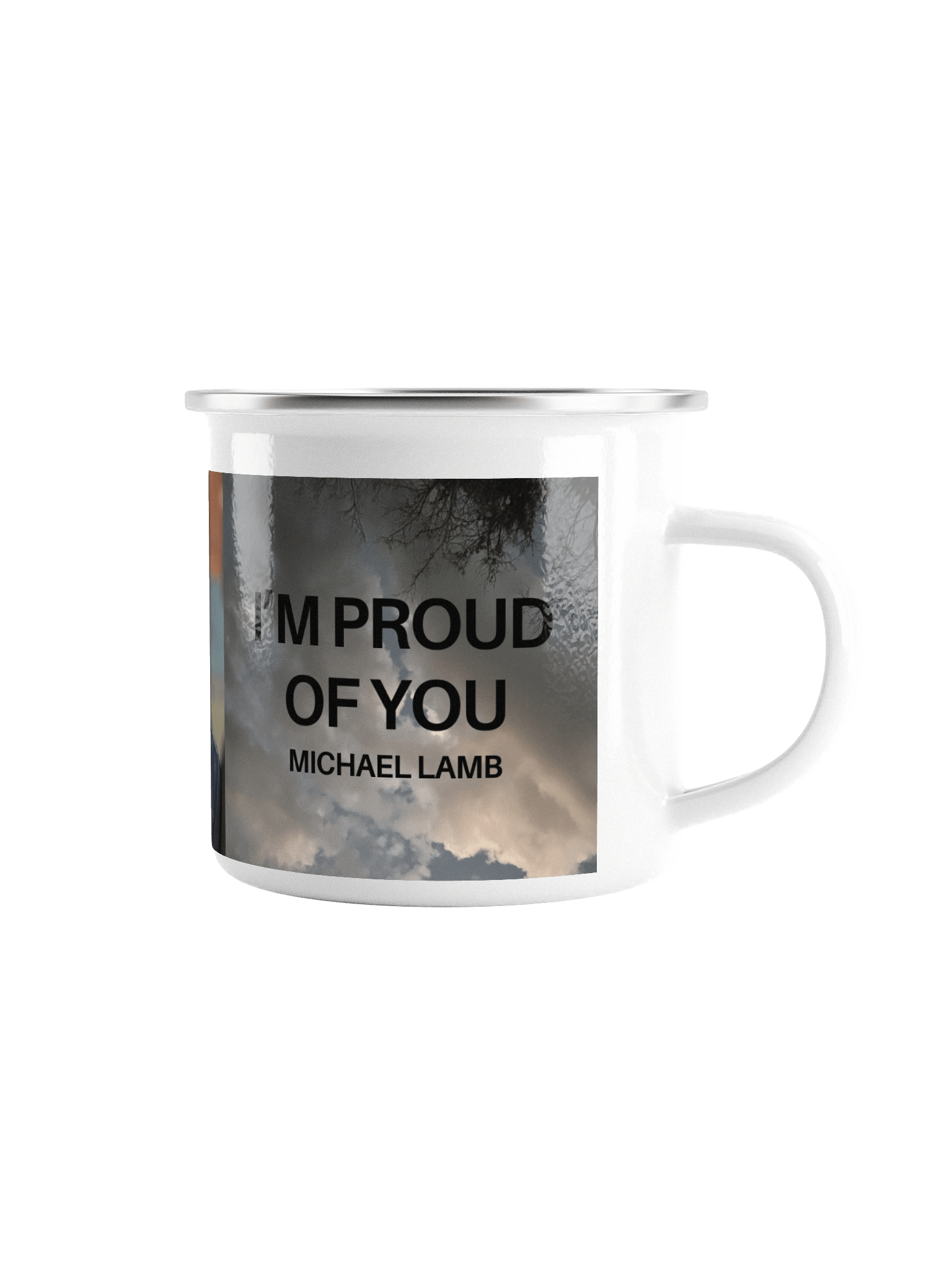 Michael With Pride Enamel Mug product image (1)