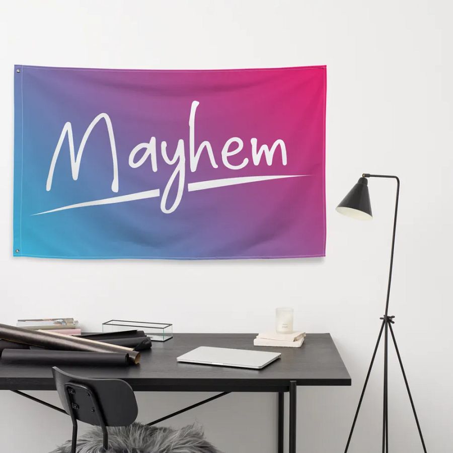 Mayhem Signature Flag product image (9)