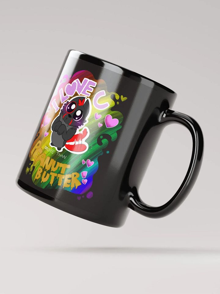 Fury Loves You Pride Black Glossy Mug product image (4)