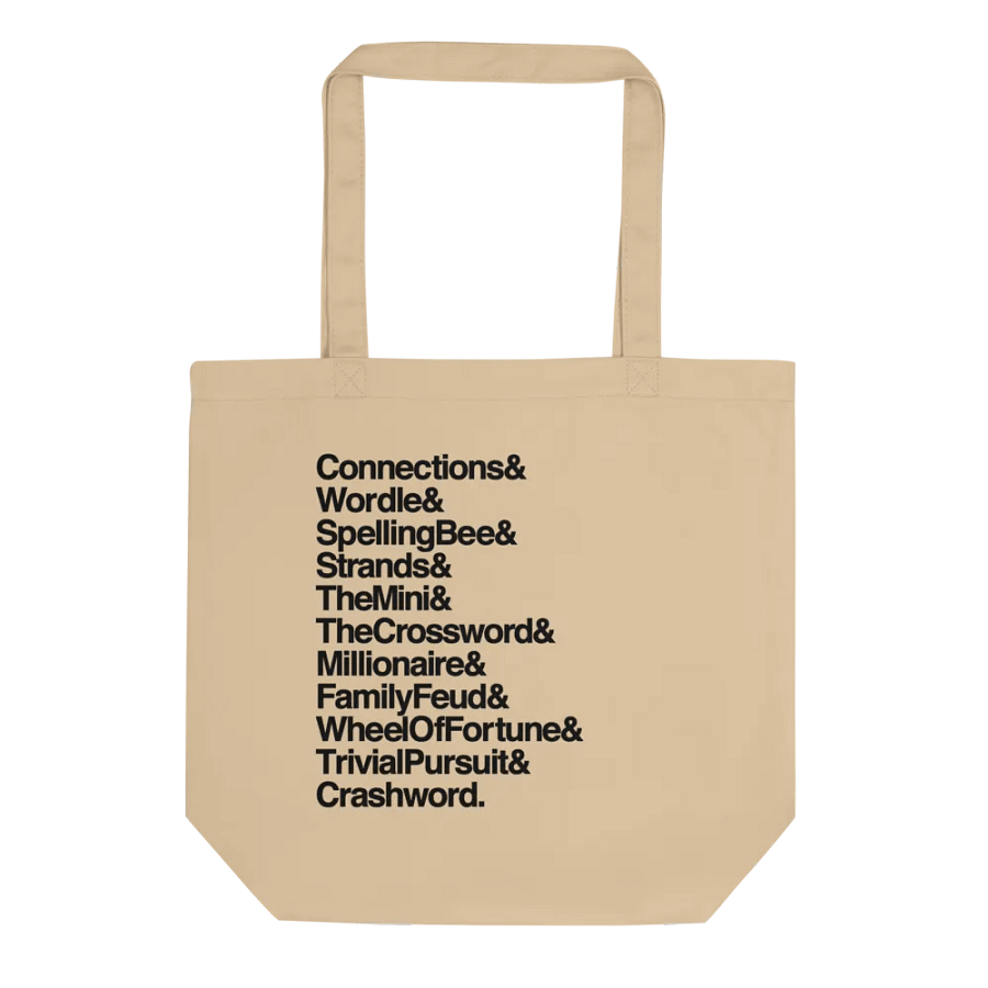 Puzzles & Gameshows Wordsearch Tote Bag product image (1)