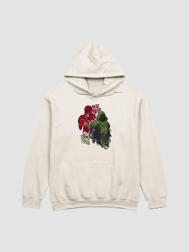 'New Mask Same Task' HOODIE (PREMIUM) product image (1)