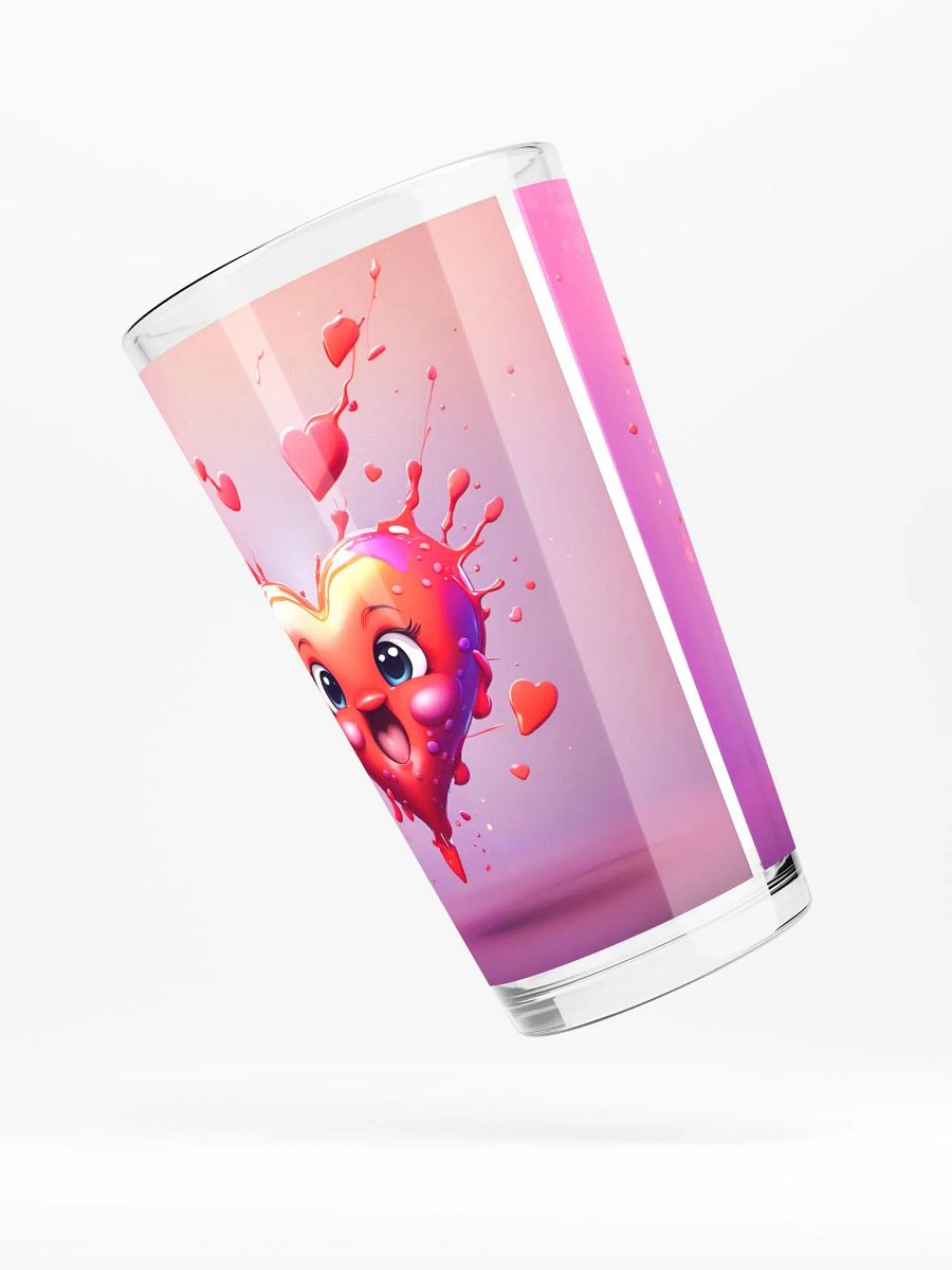 Cute Heart Pint Glass product image (4)
