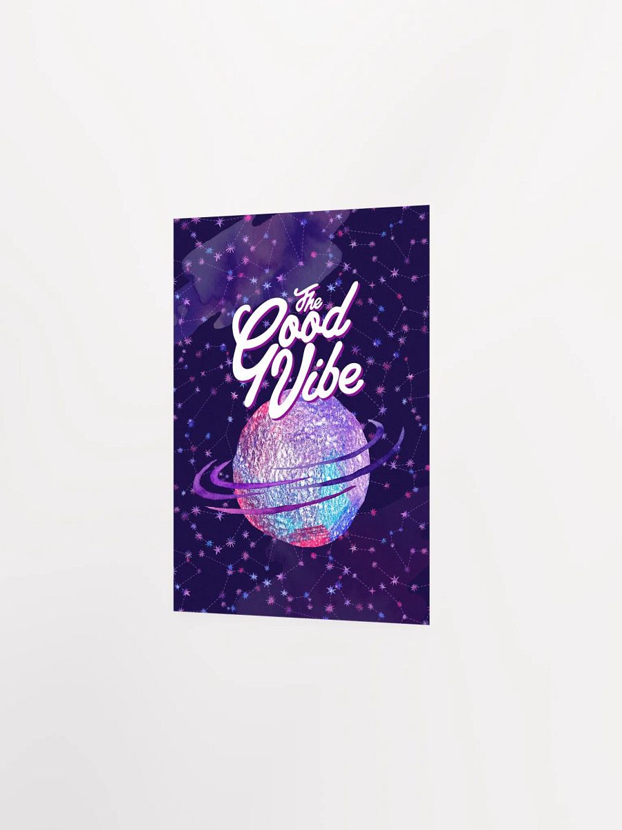 Good vibe [neon/synthwave/vaporwave/watercolor] — aesthetic watercolor poster, neon space poster, retrowave poster, motivation quotes product image (7)