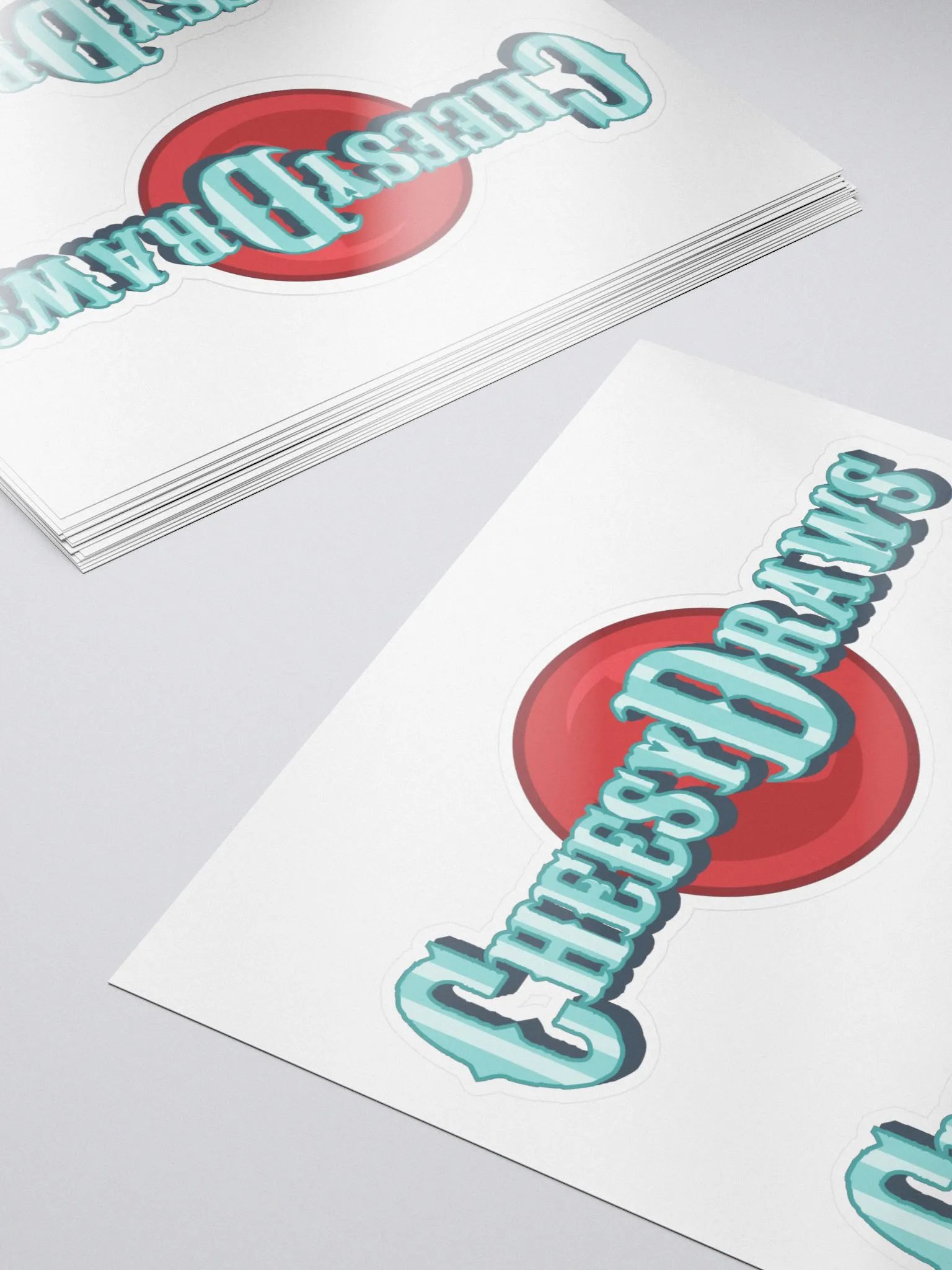 CheesyDraws Wordmark Stickers product image (5)