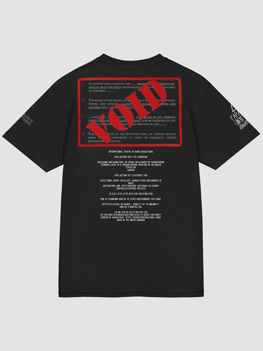 RSA Munitions T-Shirt - From OG Adam Back product image (4)