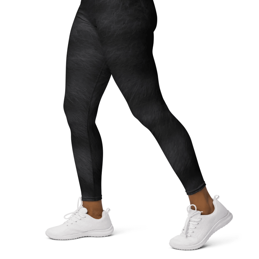 Black Tabby Cat Yoga Leggings product image (4)