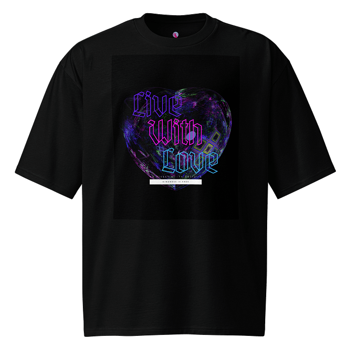 Live with Love Oversized Tee product image (1)