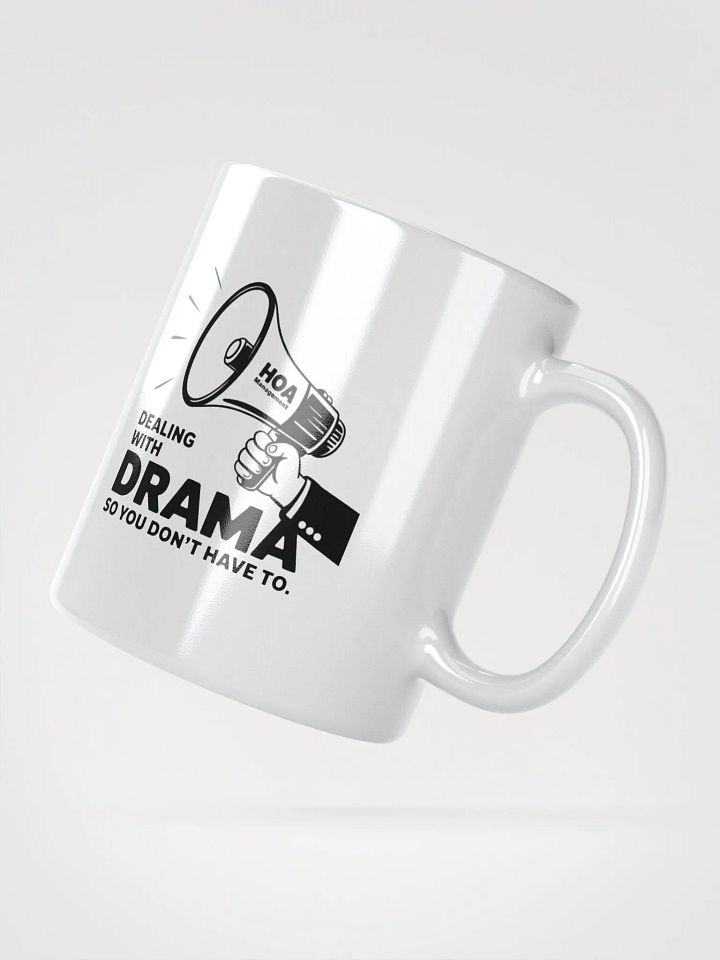 HOA Management Drama White Glossy Mug product image (6)