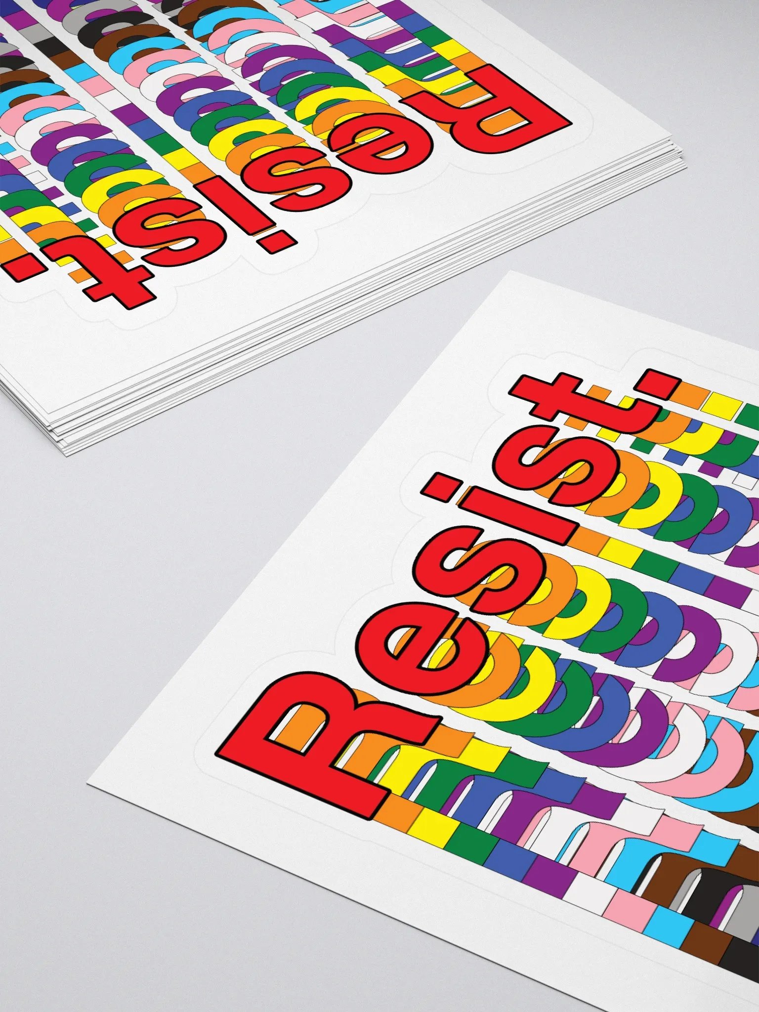 Resist - Rainbow Stickers product image (4)