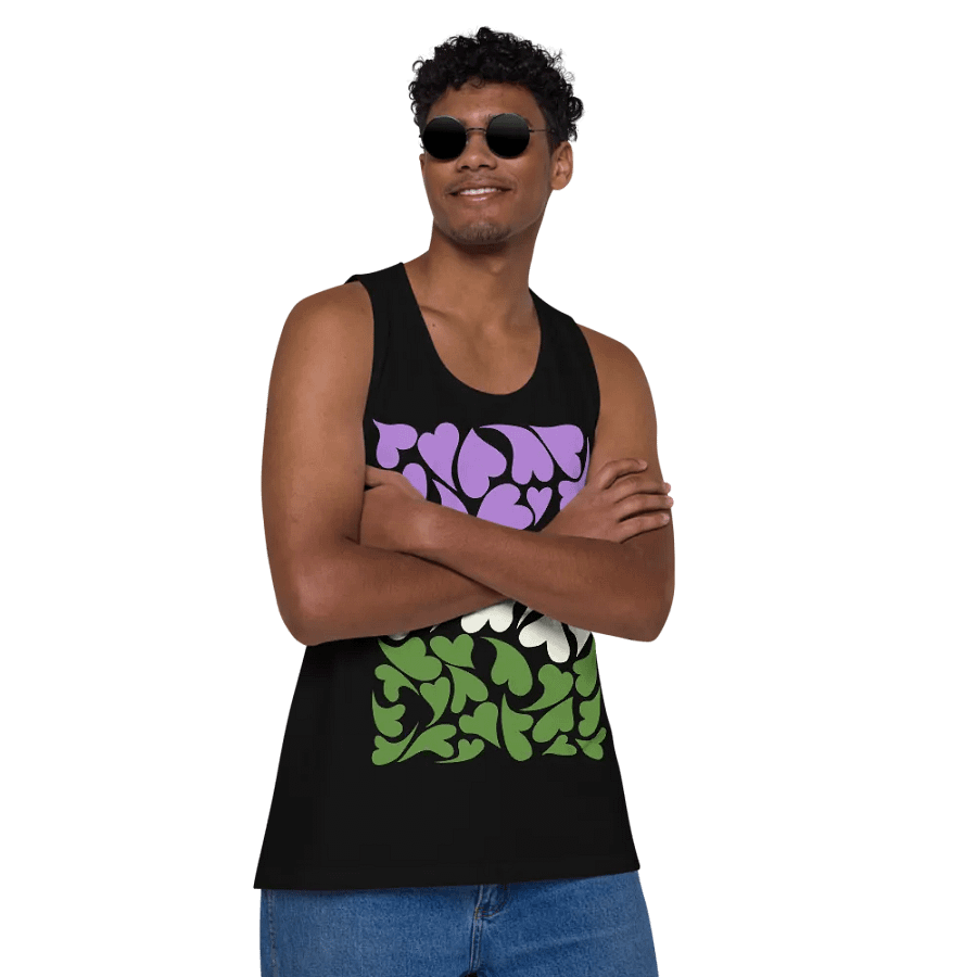 Nestled PRIDE Genderqueer Tank Top product image (10)