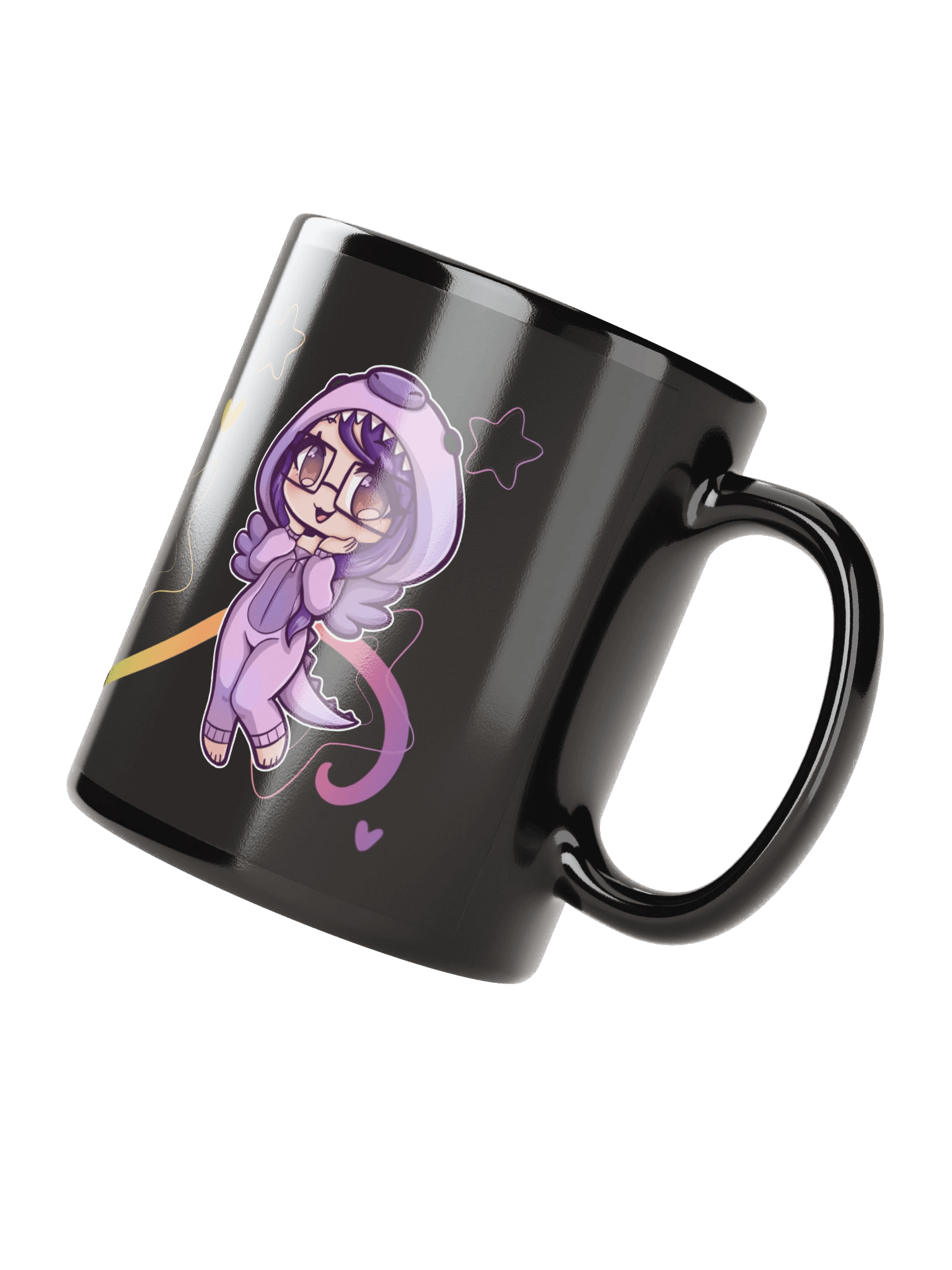 Tux2, MissieB12, and Mama_MJ Onesies! Collab Mug Black product image (3)