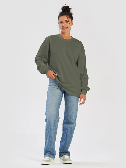 Photo showing AS Colour Unisex Premium Heavyweight Long Sleeve Shirt