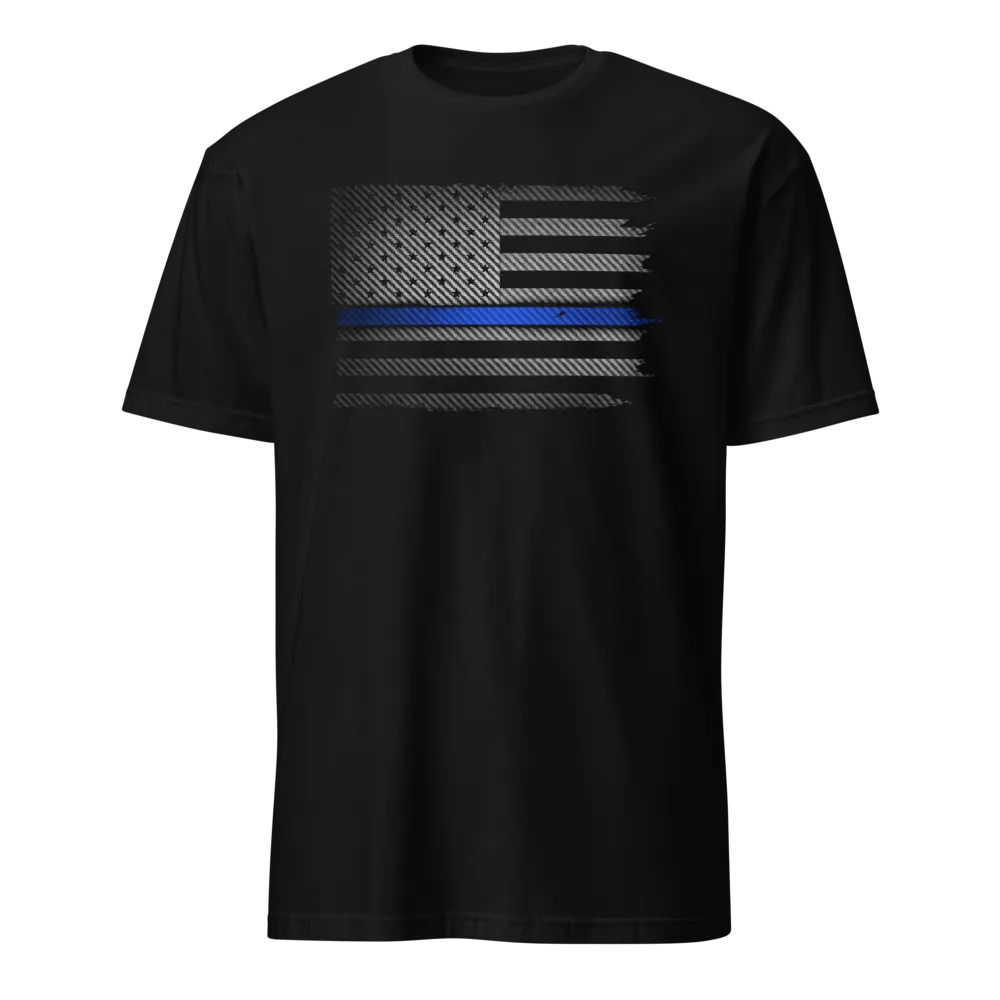 Thin Blue Line Carbon Flag product image (1)