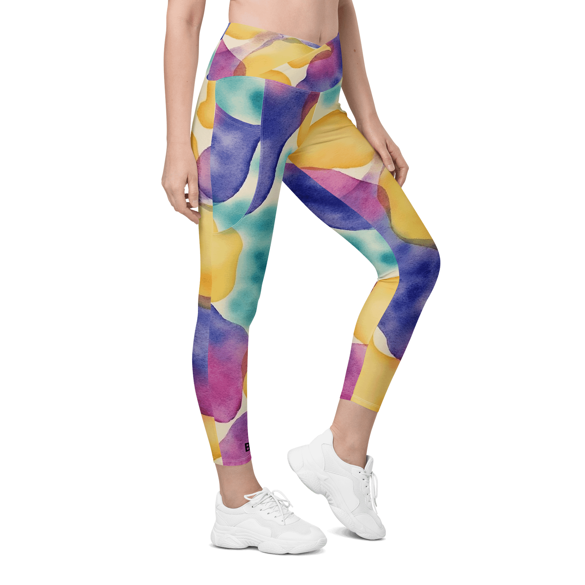 Barry Grady 'Blossom Breeze' Crossover Leggings product image (5)