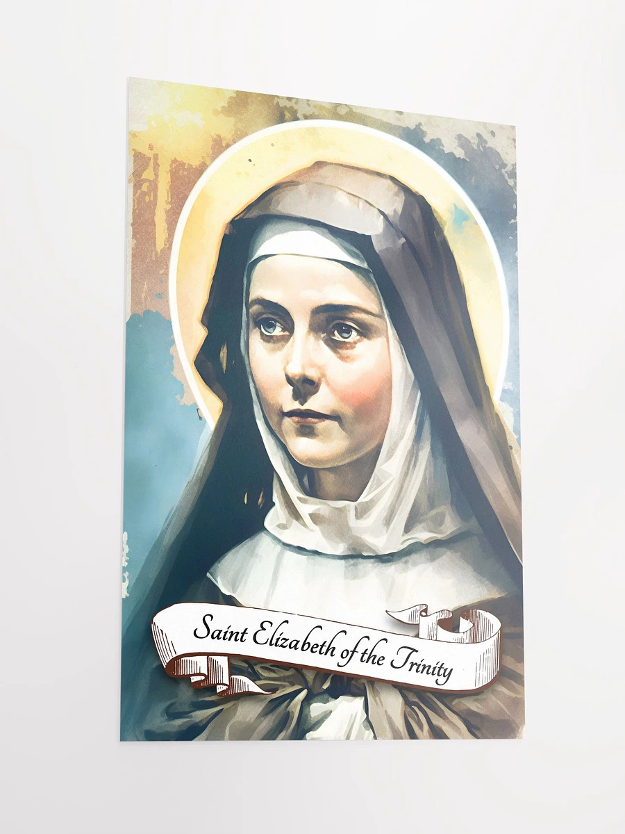 Saint Elizabeth of the Trinity Patron Saint of Sick Persons, Loss of Parents, Matte Poster product image (4)