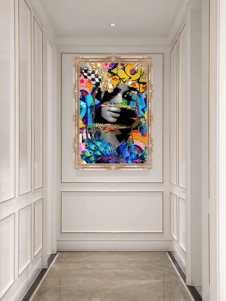 Kalaxia_ Urban Wall Art_ Large Maximalist Street Art Poster_Ladybird I _ Carbon & Stars product image (2)