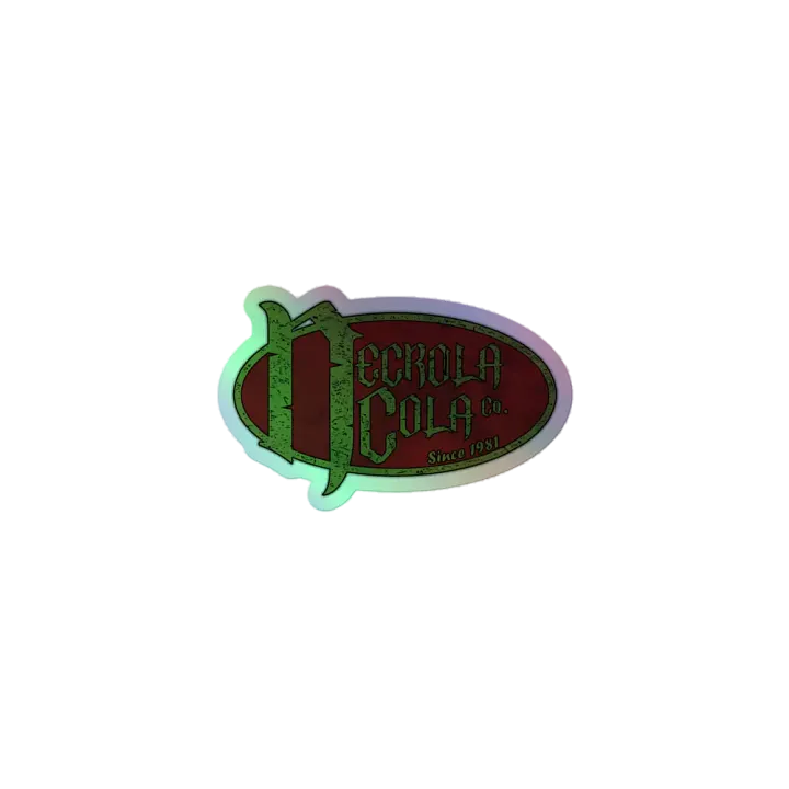 Necrola Cola (MORGUE ROT) holographic sticker *LIMITED EDITION* product image (1)