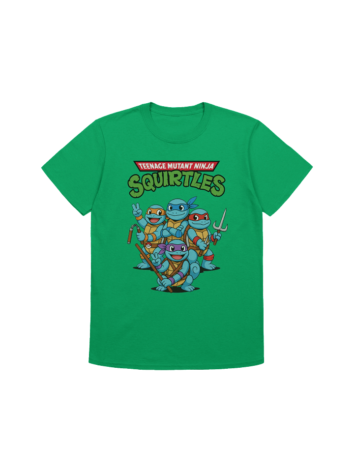 Ninja Squirtles Shirt – TMNT Pokémon Mashup Tee, Retro Cartoon Parody, Squirtle Squad Ninja T-Shirt product image (5)