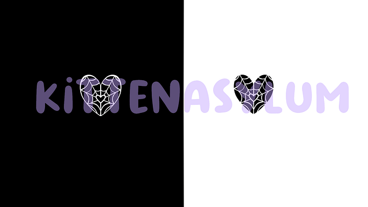 Spider Web Heart🖤 - Static Emote product image (1)
