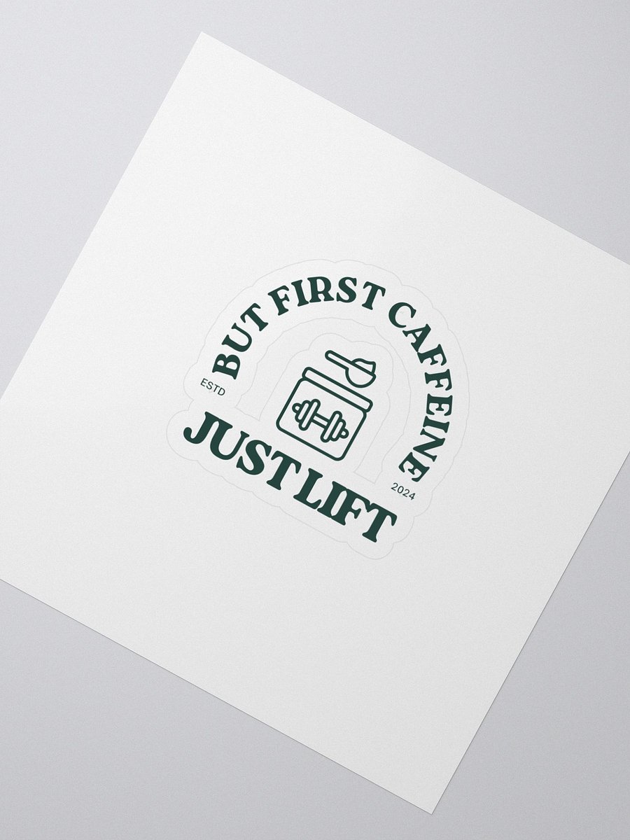 Caffeine First - Sticker product image (2)