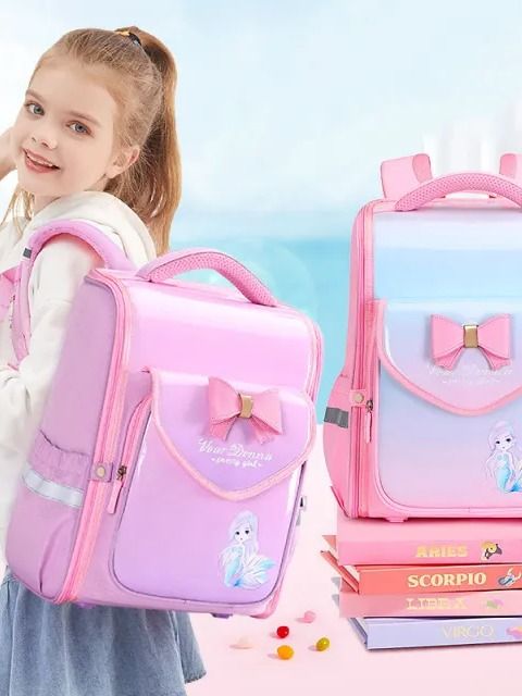 Women's Fashionable Waterproof Load Reduction Spine Protection Shoulder Bag Schoolbag product image (1)