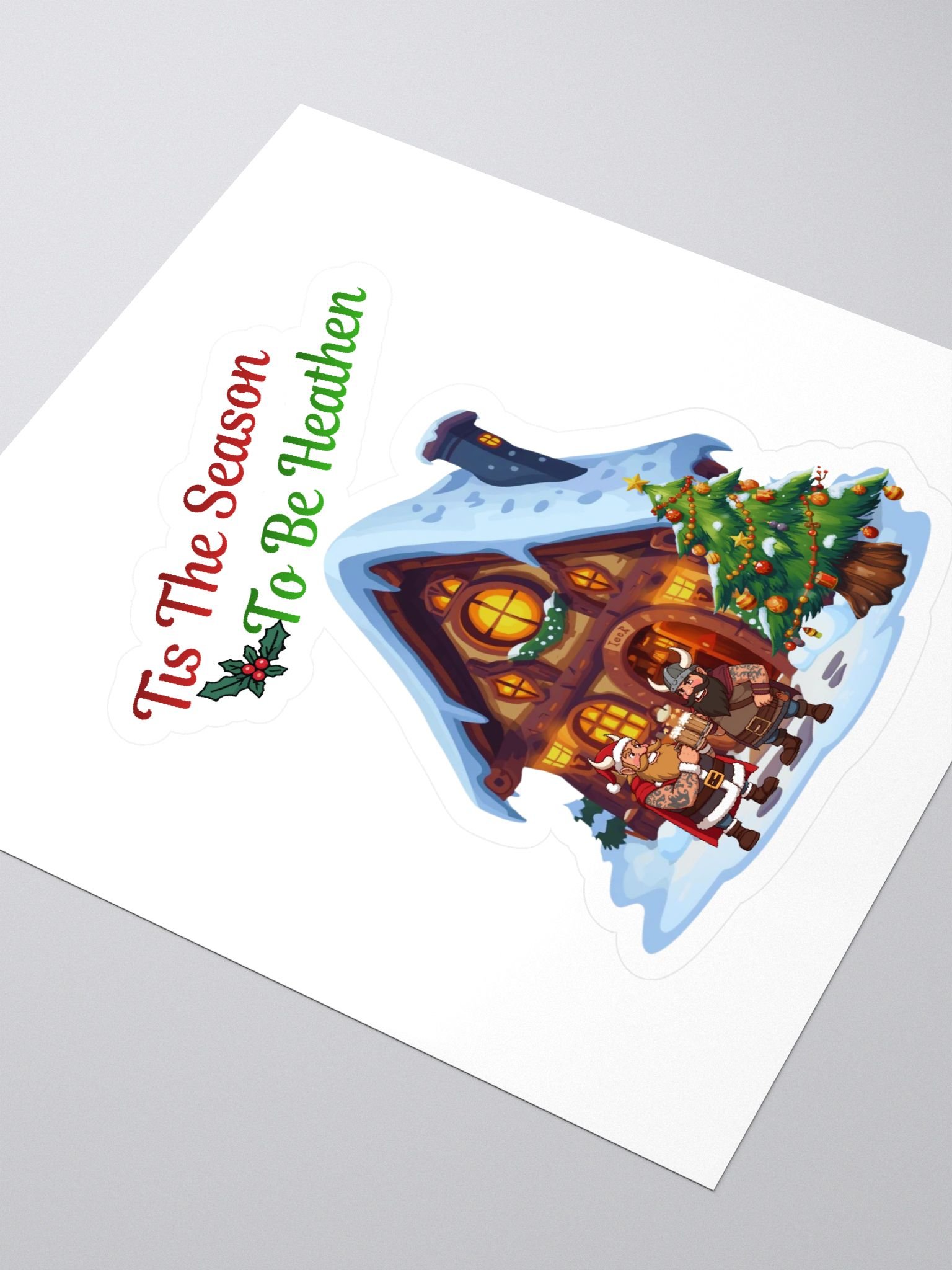 MadhouseXmasSeasonToHeathen - Sticker product image (3)