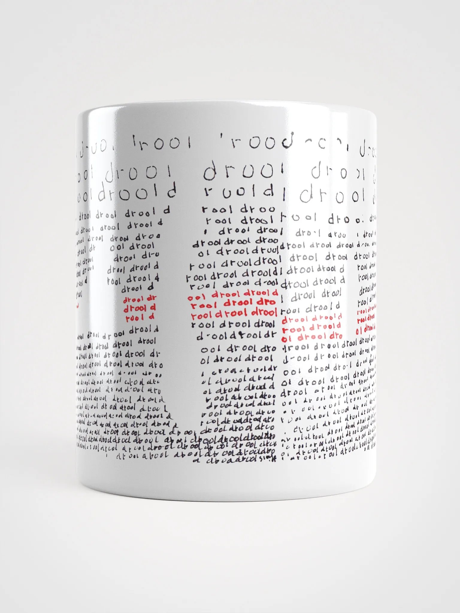 Drool White Glossy Mug product image (1)