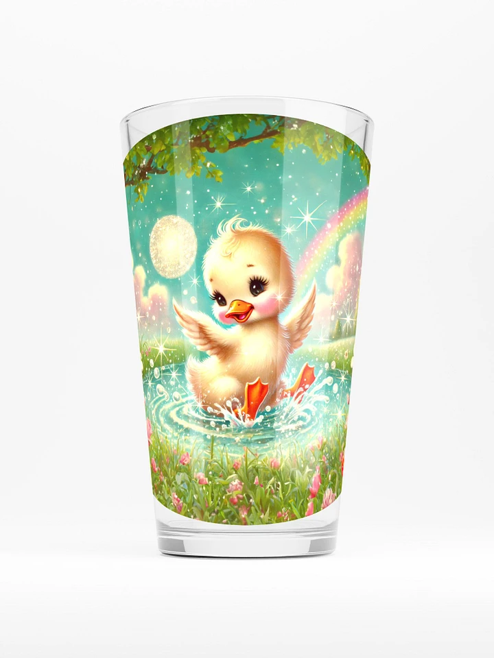 Rainbow Ducky 16 oz Glass product image (1)