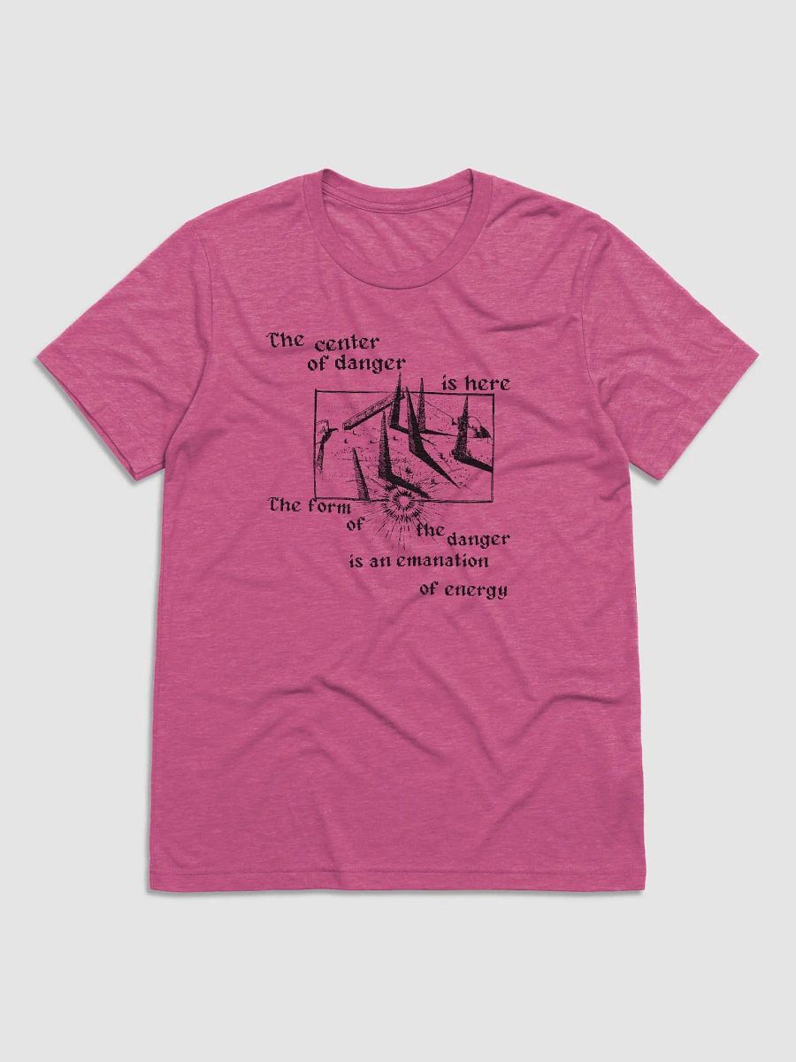 THE CENTER OF DANGER IS HERE (black) product image (3)