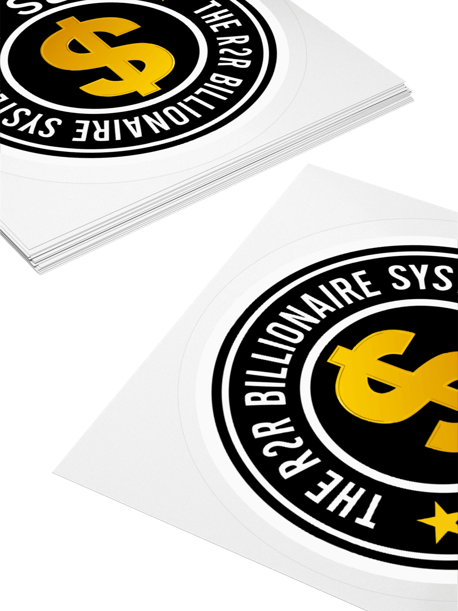Billionaire System Kiss Cut Stickers product image (11)