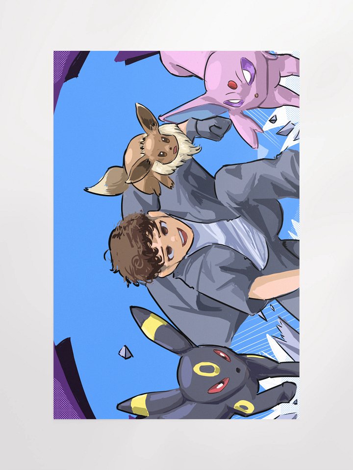 Eevee Grove (Espeon Umbreon) Poster product image (2)