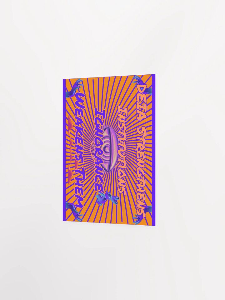 Hands Off DEIA, DEIA Strengthens Institutions, Protest Poster product image (6)