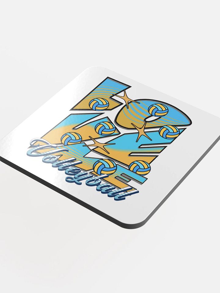 Love Me Volleyball Cork Coasters product image (1)