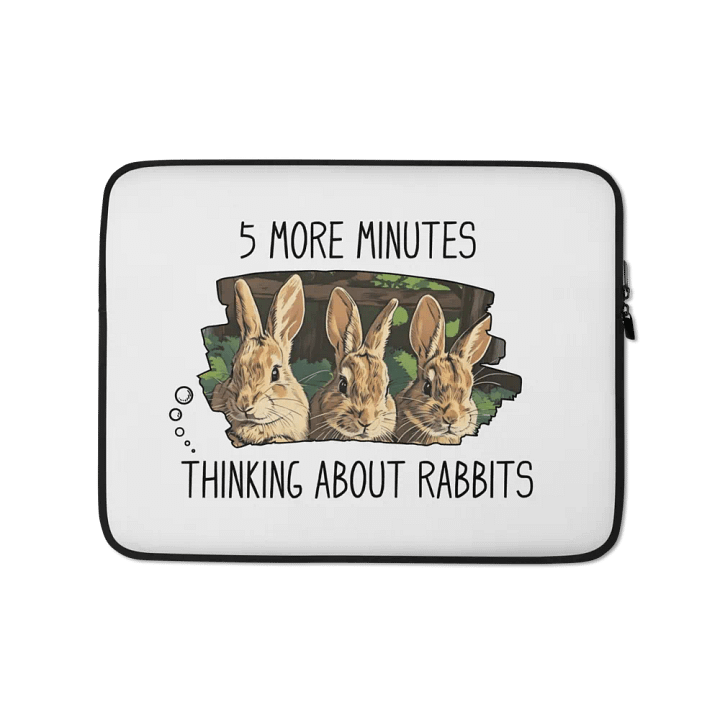 Funny Rabbits Laptop Sleeve product image (1)