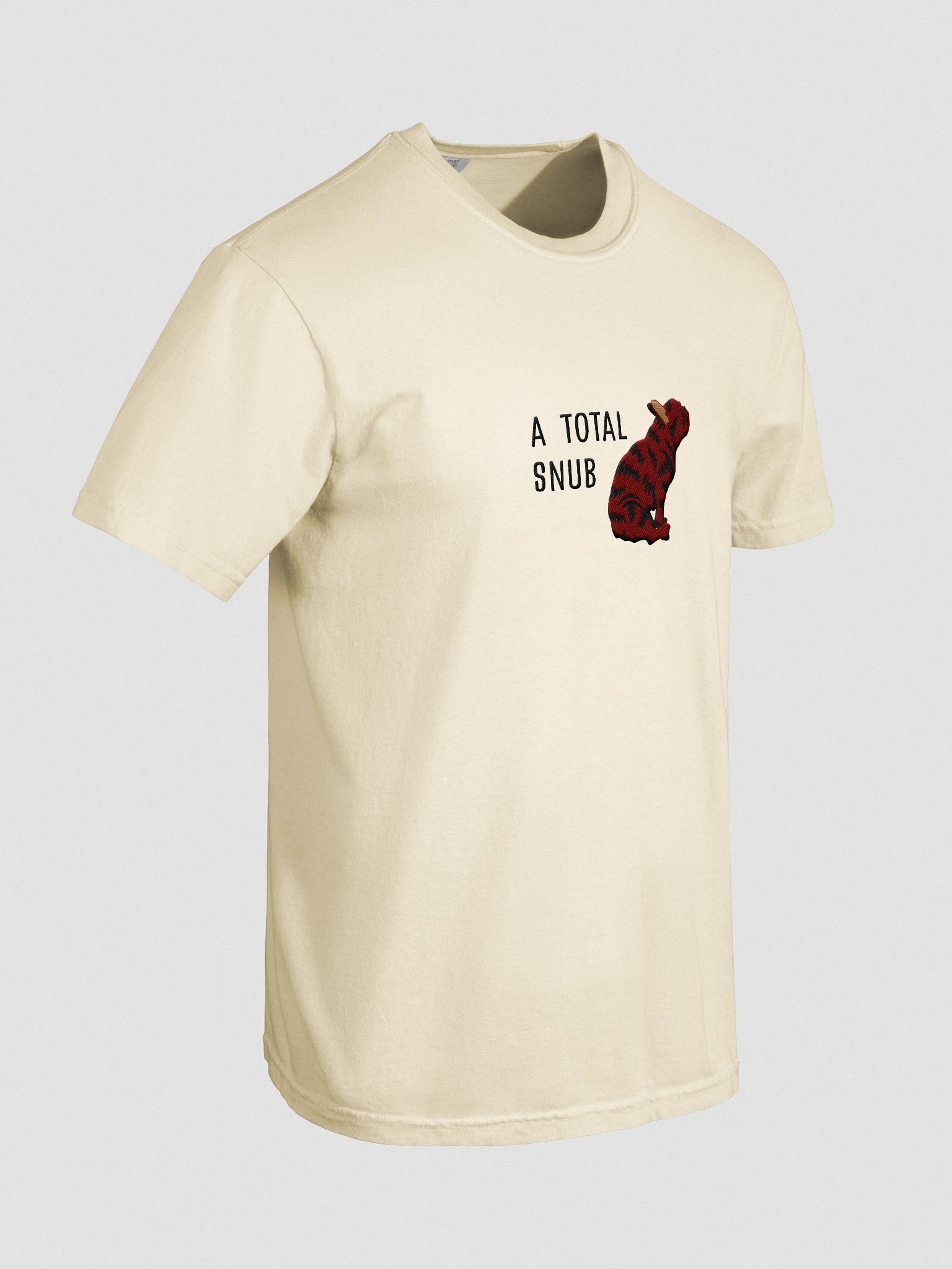 A Total Snub T-Shirt(Embroidered) of a French Bulldog(Brindle) product image (11)
