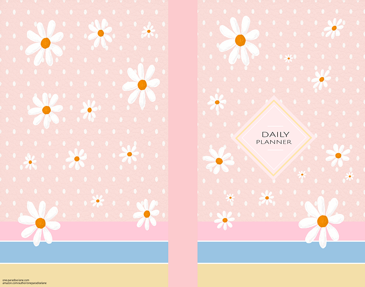 2024 'Snowing Daisies' Daily Planner | Pink product image (1)