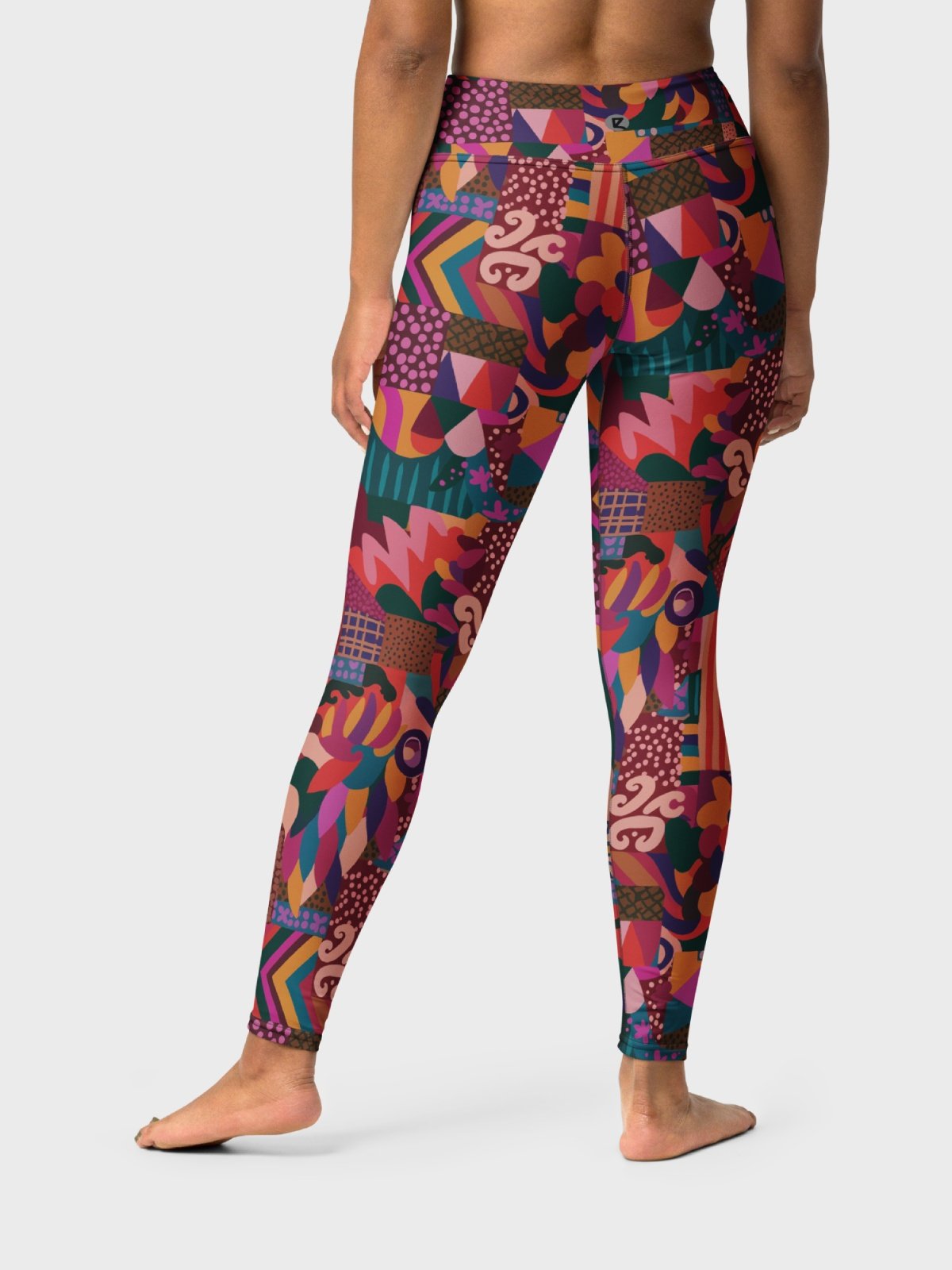 High-Waisted Leggings "Abstract African Ethnic Pattern" Printed product image (3)
